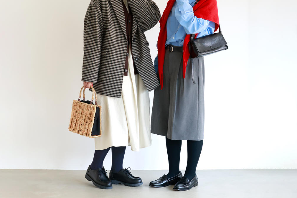 すっきり細リブ 400デニール裏起毛タイツ ( 011900209 ) | 靴下屋公式