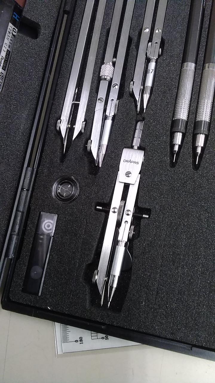 1 製図器セット DRAPAS ドラパス 製図用品セット