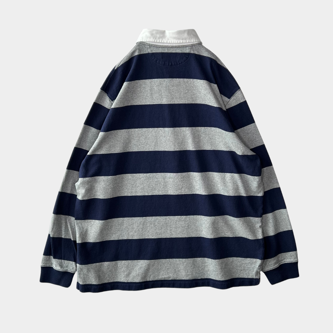 00's Polo Ralph Lauren ラルフローレン ラガーシャツ (XL)/A3156SH-S