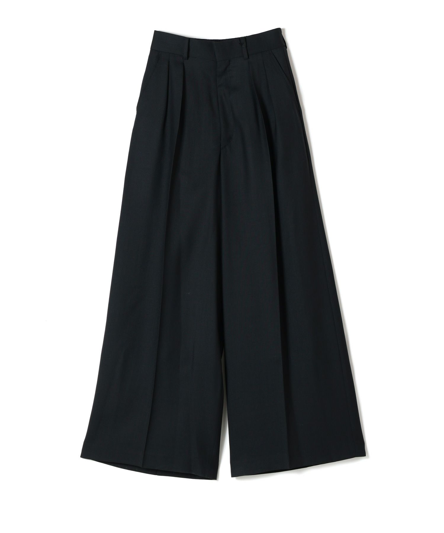 HYKE taffeta✖️chiffon pants ゴムウエスト HYKE(ハイク