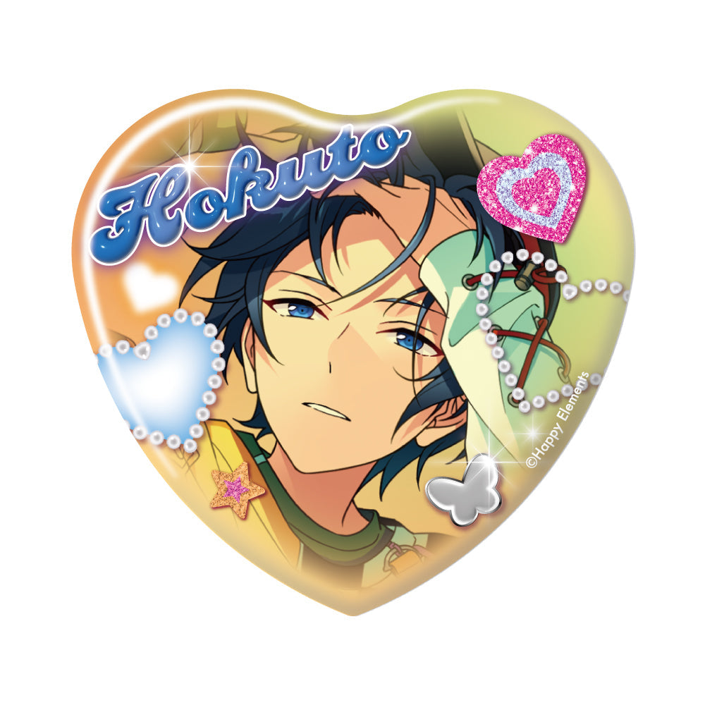 あんスタ ラメキラハート 缶バッジ マルイ ハート缶バッジ 七種茨 受注