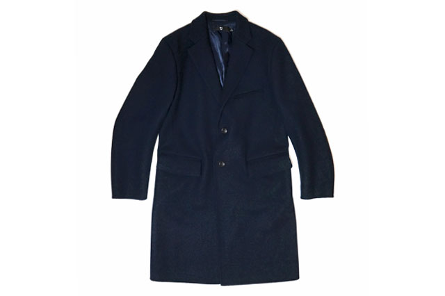 ✨極美品 UNIQLO ジルサンダー +J ネイビー チェスターコート XL 極美品