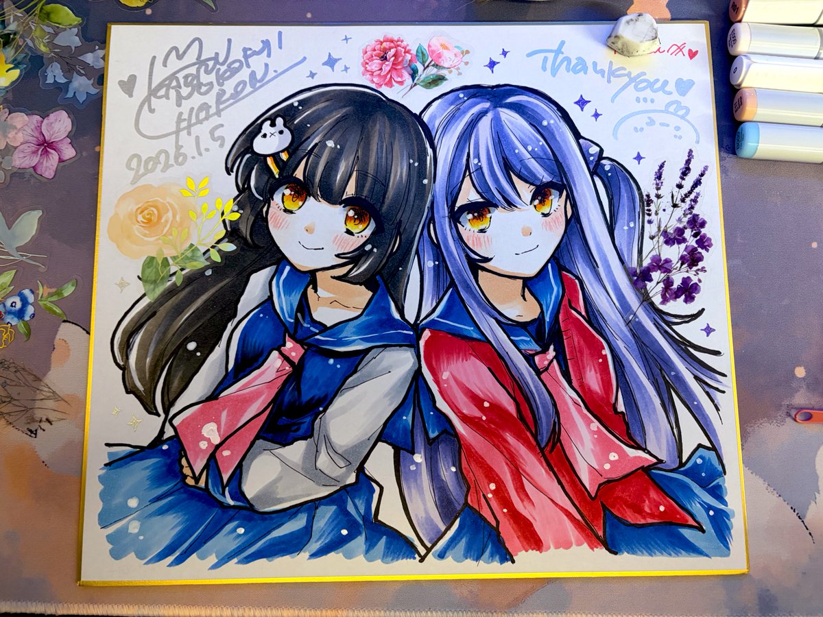 本日の色紙です！🫶