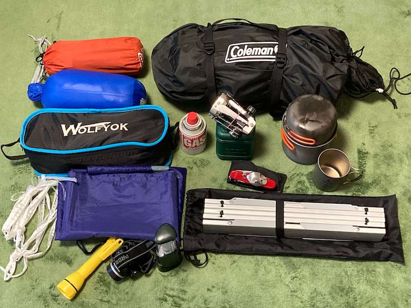 11年かけて厳選したキャンプツーリング道具一式を紹介！コンパクトで