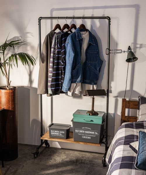 幅90cm］ハンガーラック/クラフトマンシリーズ【大型家具】 | [公式