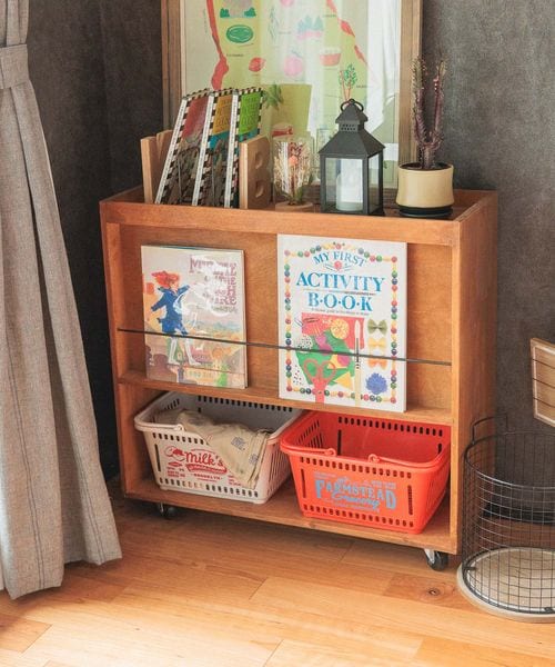 幅75cm]キャスター付きウッドサイドボード | [公式]ニコアンド（niko