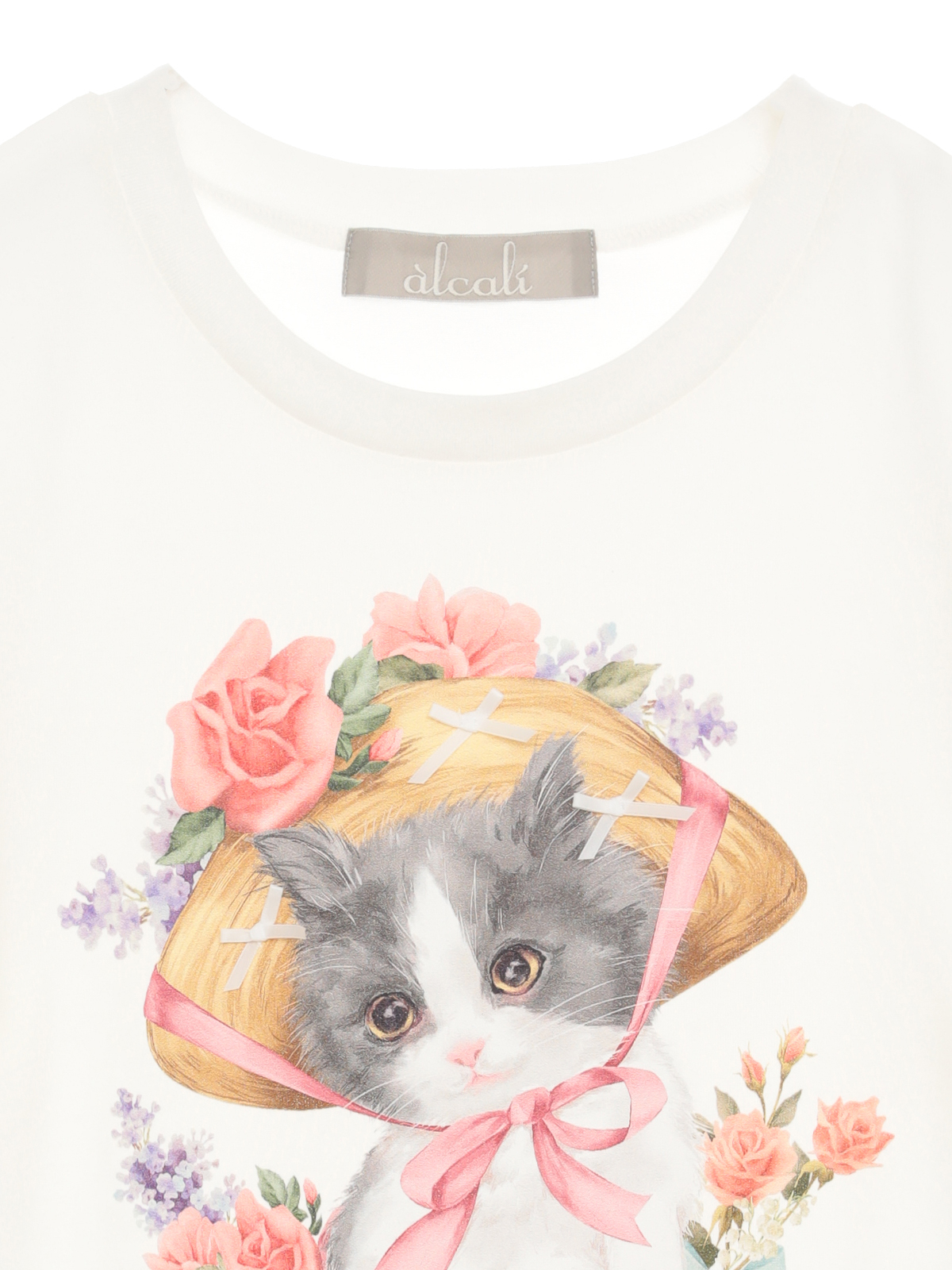 alcali×猫梓子 (ネココ)】コラボミウTシャツ｜ピンクハウス