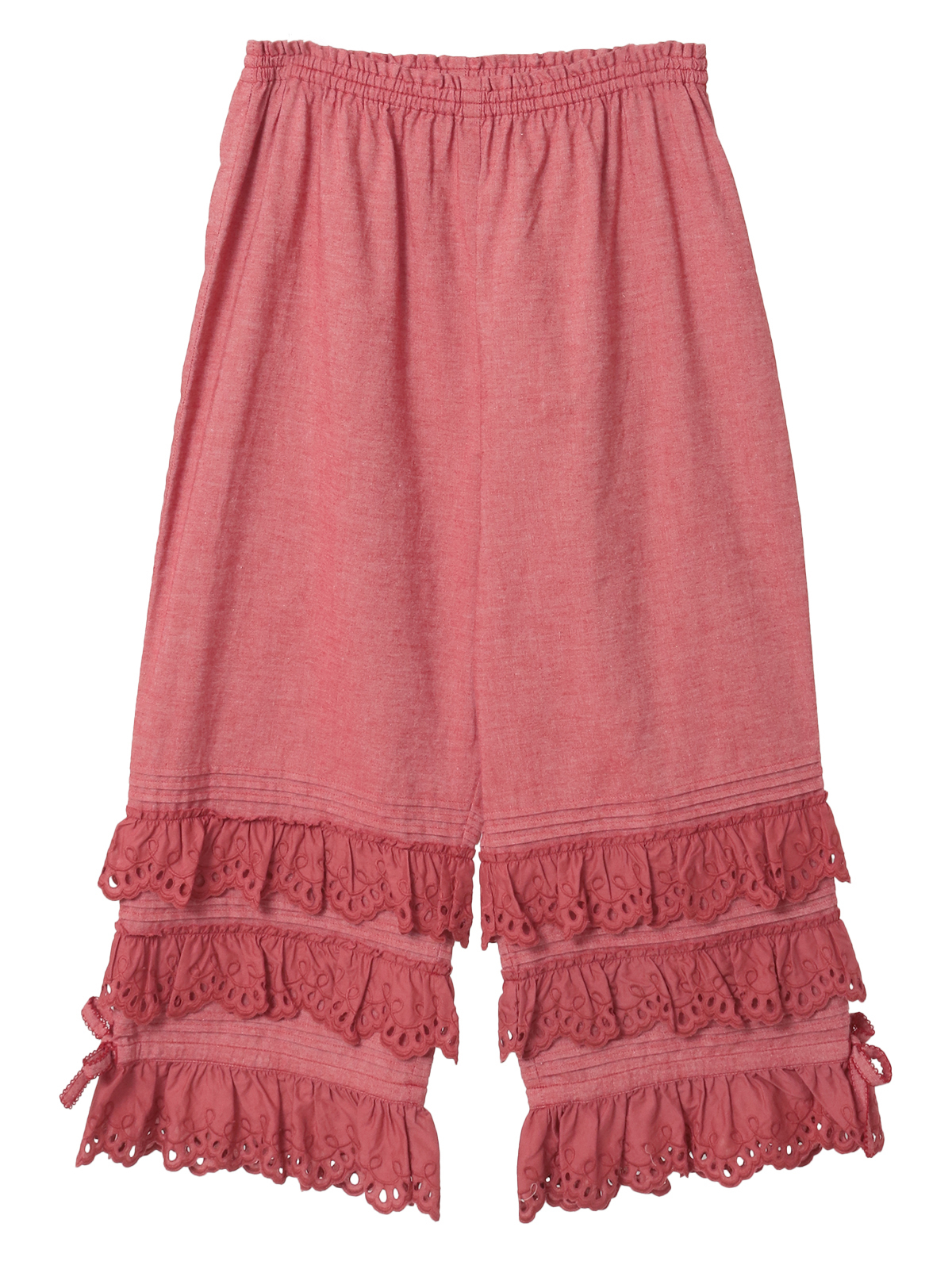 スカラップレース使いダンガリードロワーズ｜ピンクハウスオフィシャル