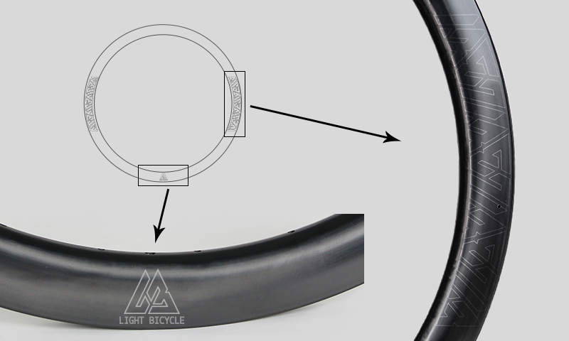 AR55 Disc Carbon Road/CX/Gravel Rim - Light Bicycle