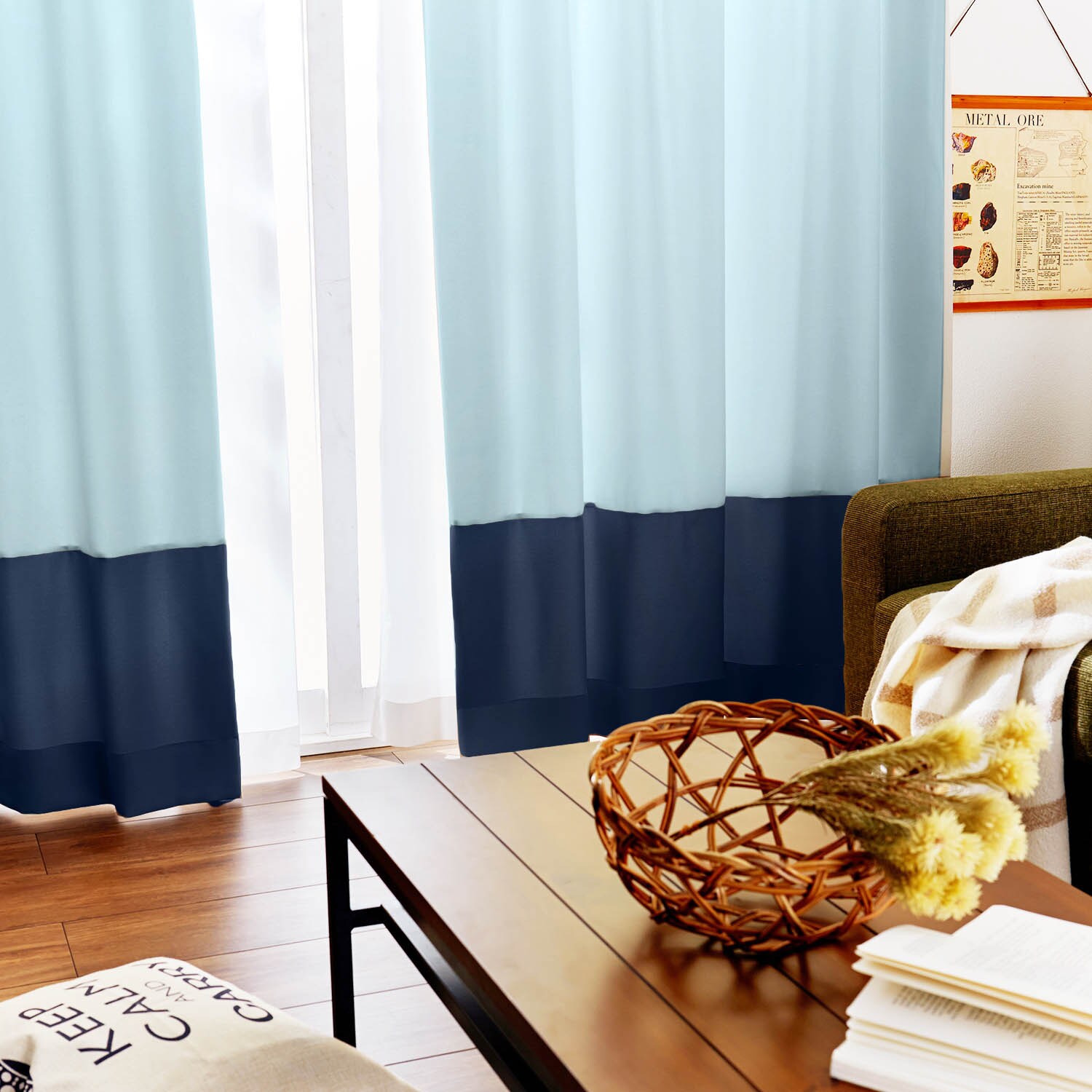 オーダー】 色を楽しむツートンカラーのボトムボーダーオーダー