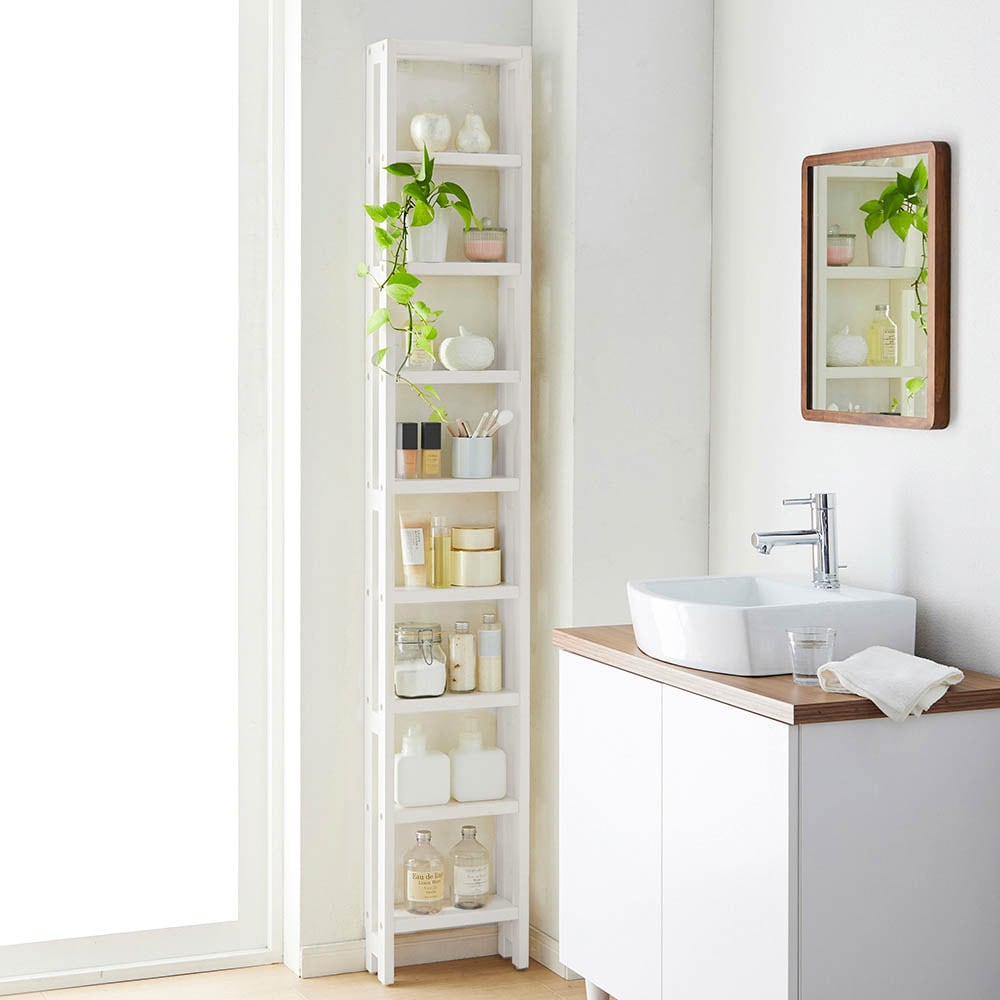 突っ張らずに取り付けられる薄型ラック・本棚（壁面収納）｜(BELLE