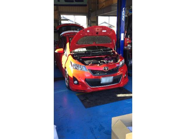 トヨタ ヴィッツ NCP131チューニング スーパーチャージャーキット 取付