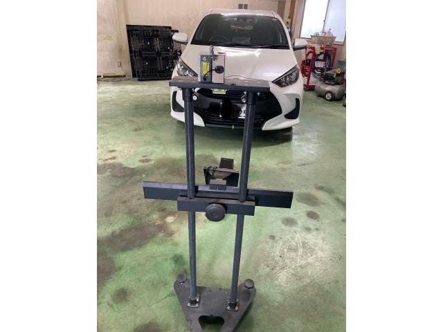 ヤリス ミリ波レーダーエーミング調整 小牧市 江南市 犬山市 北名古屋