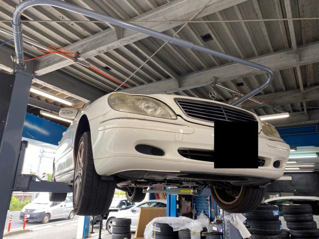 メルセデス・ベンツ Sクラス W220 エンジン 異音 ガラガラ マフラー