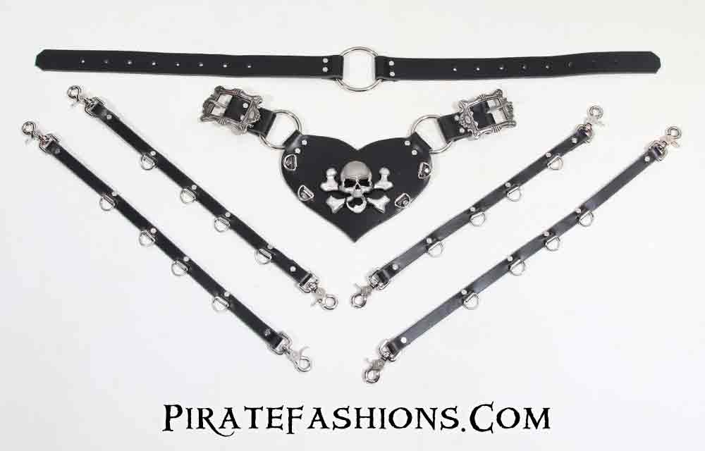 Women's Heart Treasure Belt - Pirate Fashions