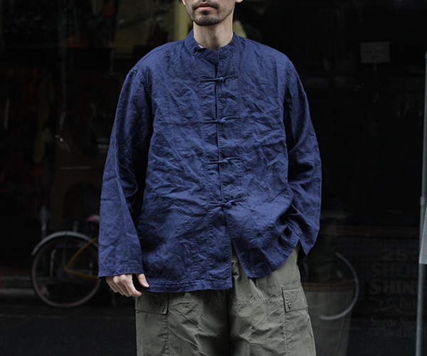 orSlow,KUNG FU JACKET INDIGO LINEN. | andPheb Staff Blog