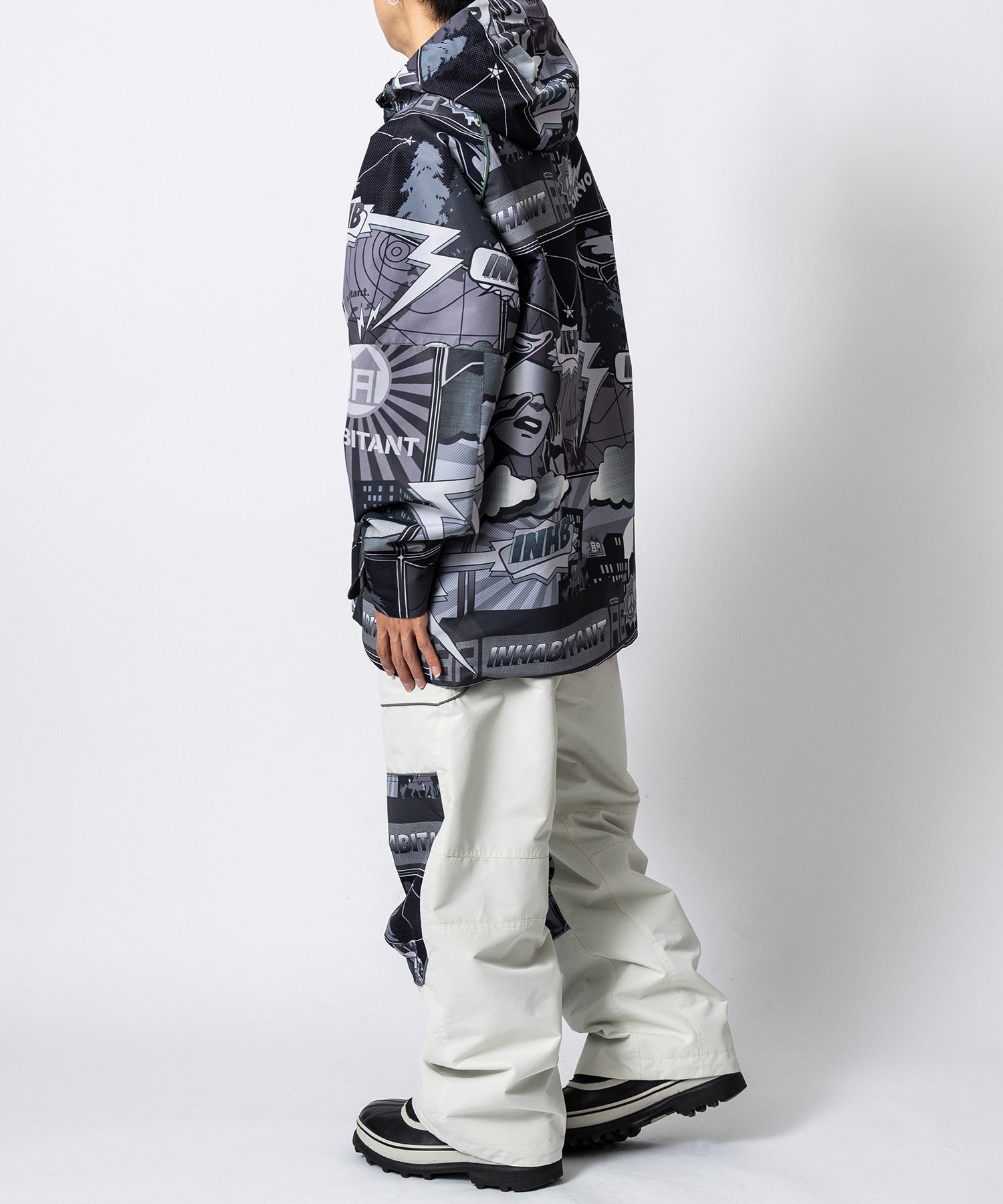 MENS】FULL ZIP SNOW JACKET フルジップスノージャケット /inhabitant