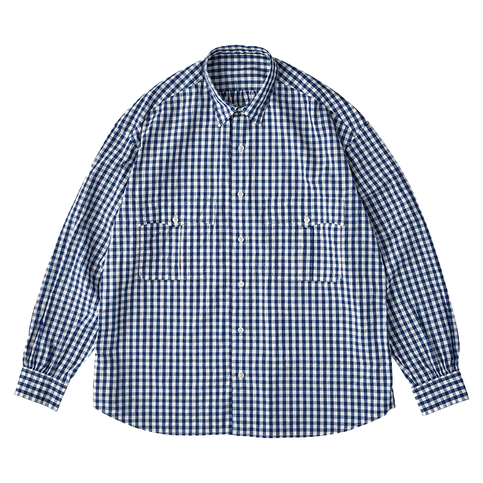 ROLL UP GINGHAM CHECK SHIRT（ロール アップ ギンガム チェック