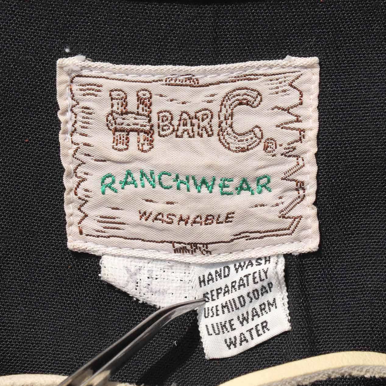 POST JUNK / 50's H BAR C レーヨンギャバジン レースアップ