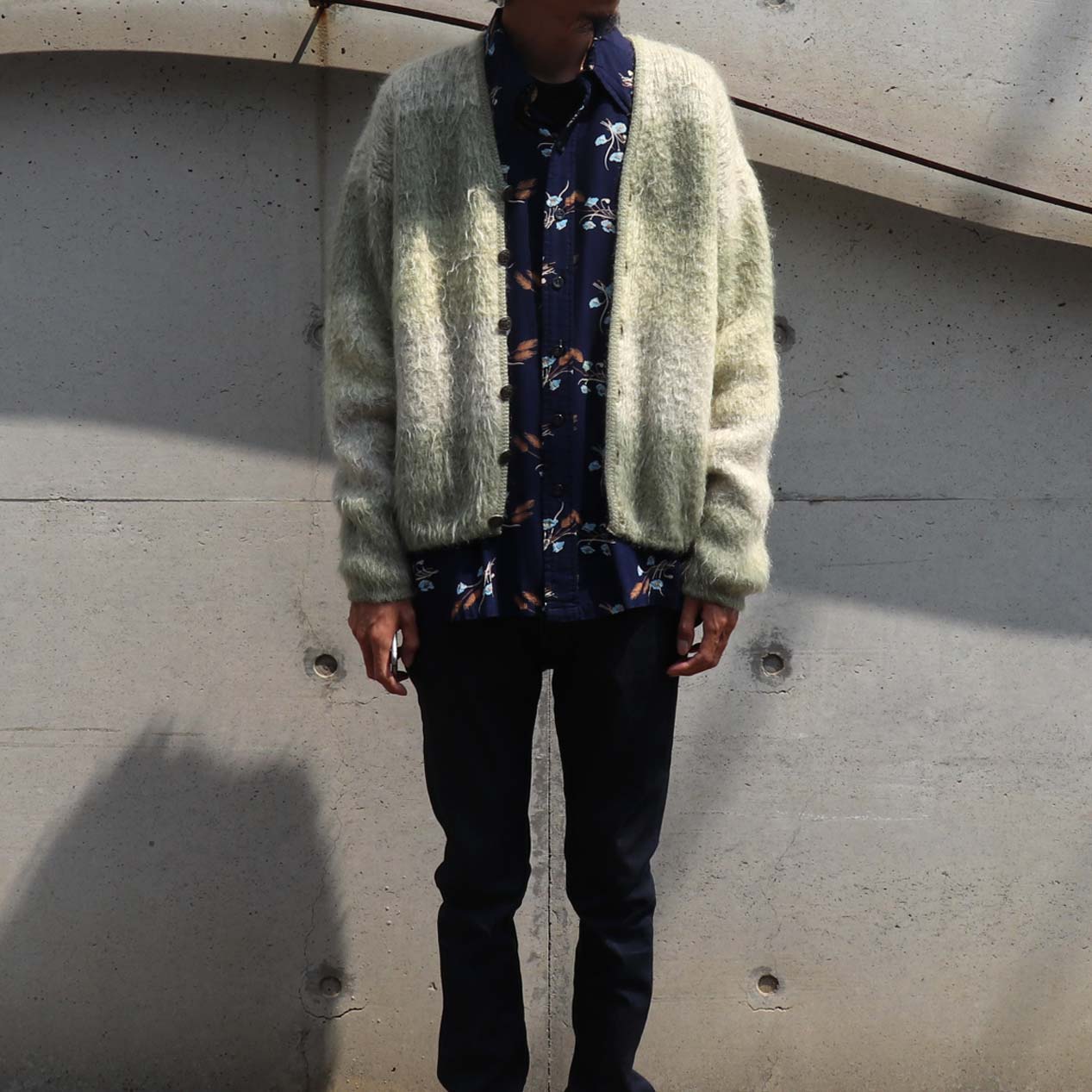 POST JUNK / 60's JANTZEN モヘアニットカーディガン [L]