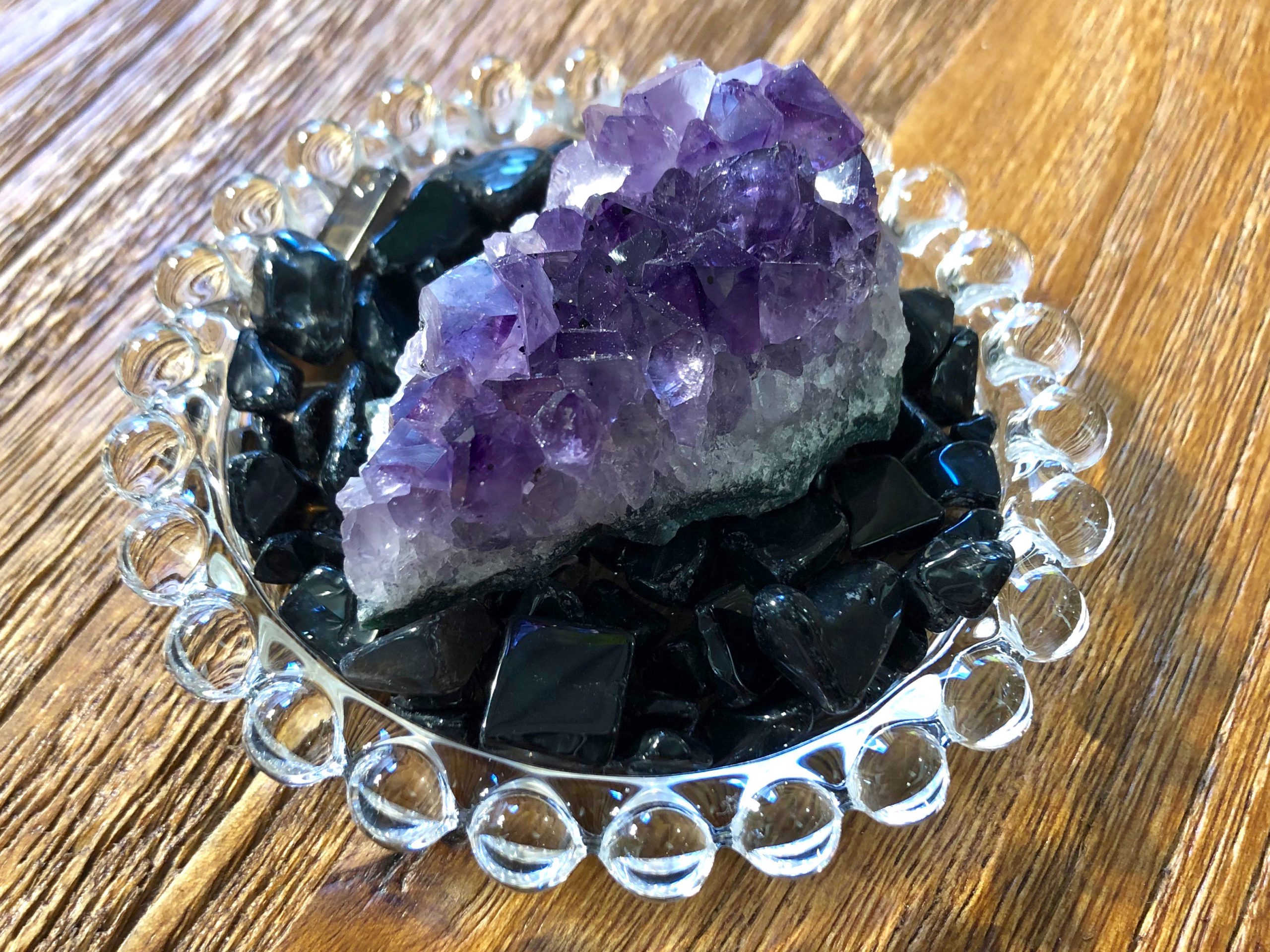 モリオン＆アメジストのスペシャル浄化セット再入荷＠心斎橋筋店