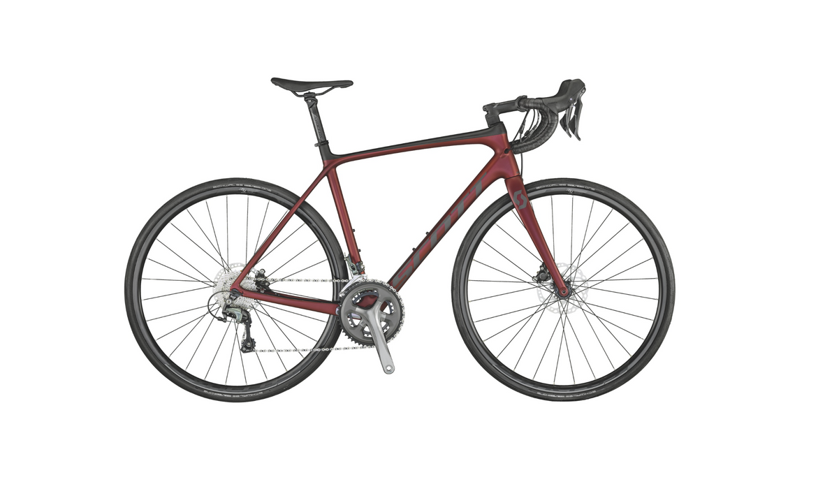 Scott Addict 30 Disc Shimano Tiagra 10 Speed - Red 2021 — Playtri