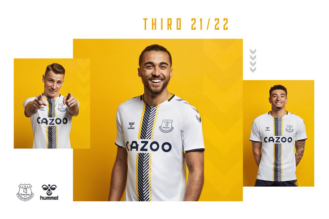 ヒュンメルがエバートンFCの新ユニフォーム3種を発売開始！ | 株式会社