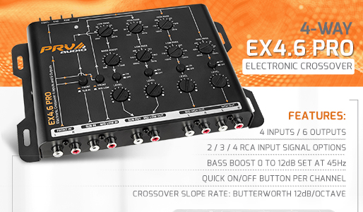 PRV Audio EX4.6 Pro Electronic Crossover – Droppin HZ Car Audio