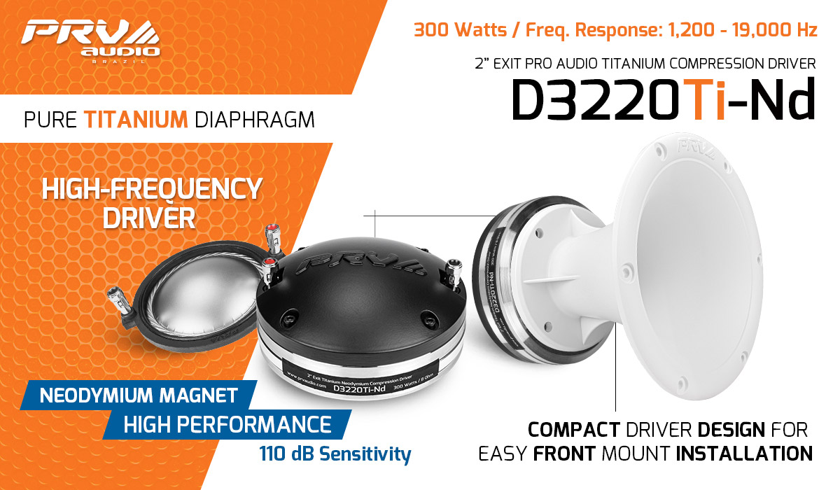 D3220Ti-Nd - PRV Audio