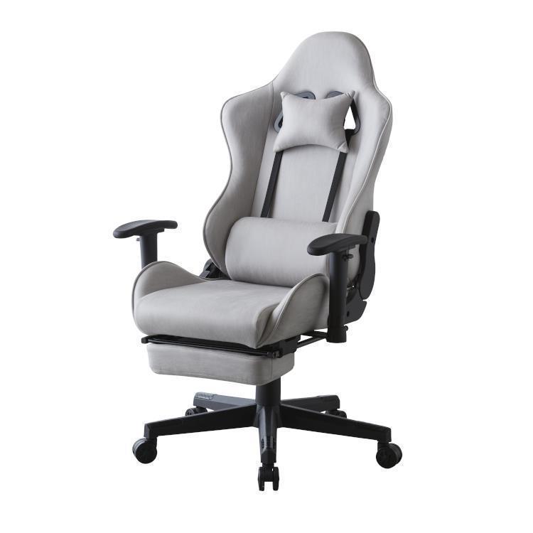 WEB限定】レザーファブリック ゲーミングチェア SGC-LFO LGY(ライト