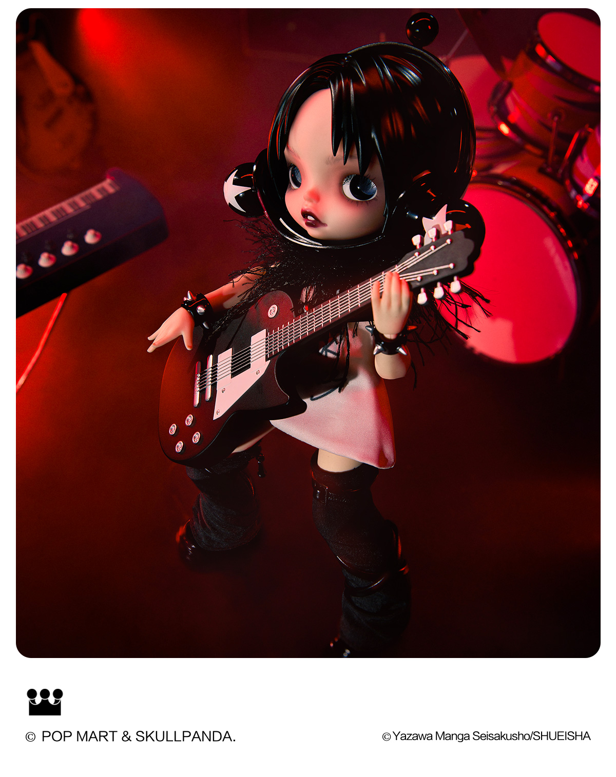 SKULLPANDA × NANA-Osaki Nana Figurine | MEGA Collection - POP MART