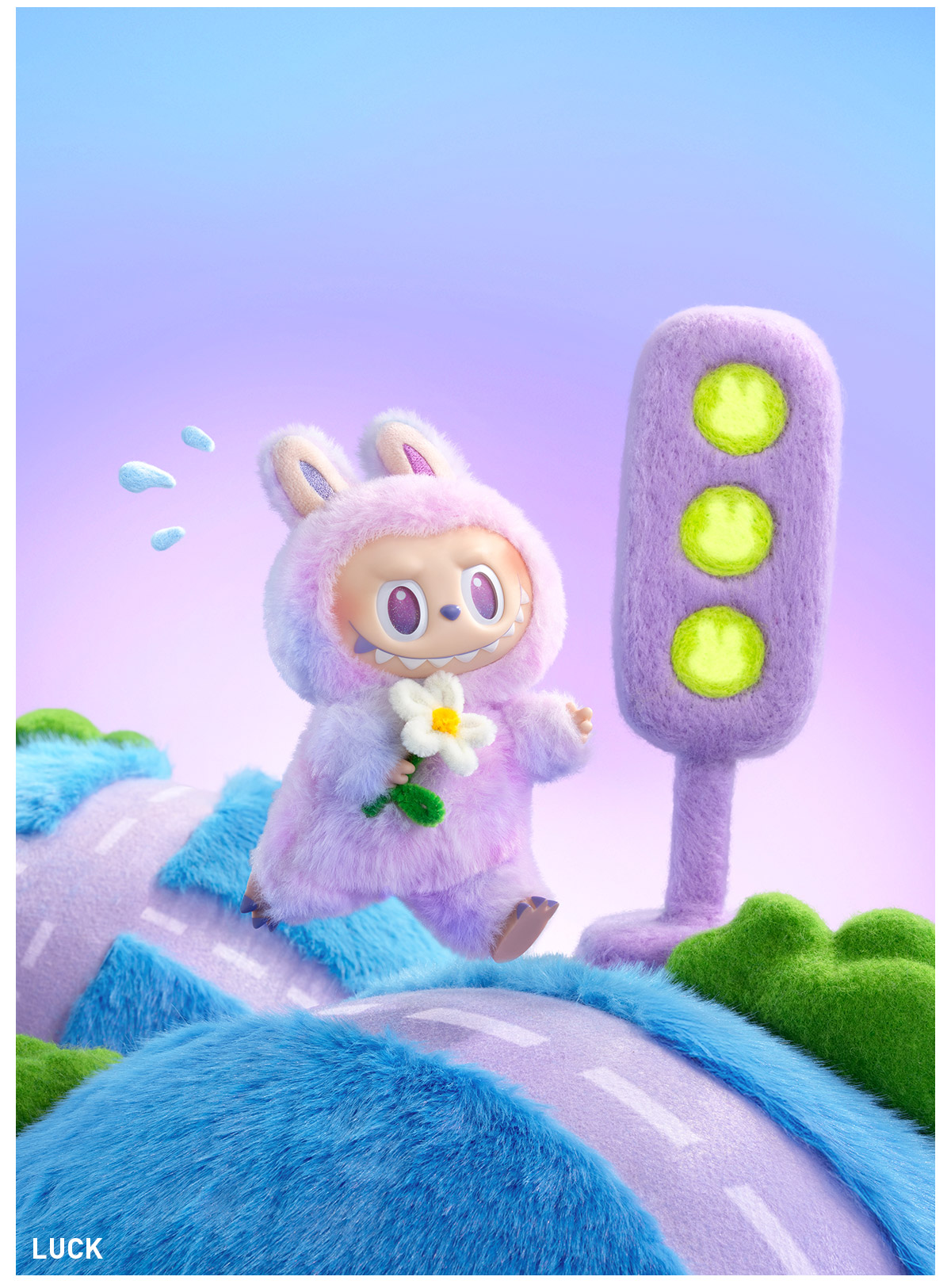 THE MONSTERS Big into Energy Series-Vinyl Plush Pendant Blind Box