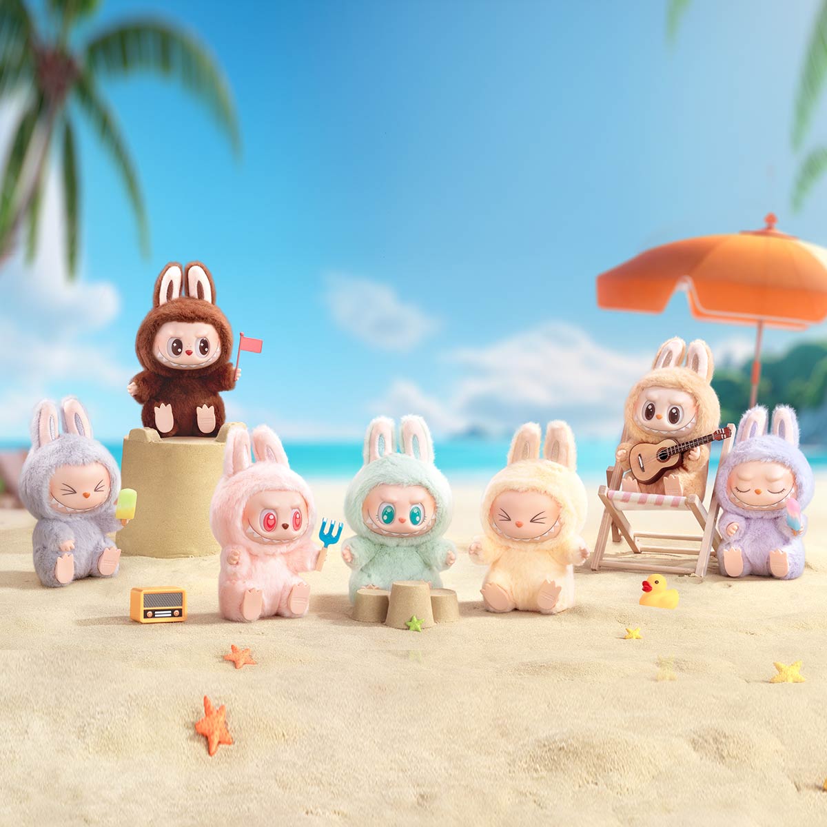 THE MONSTERS - Have a Seat Vinyl Plush Blind Box - POP MART (Japan)