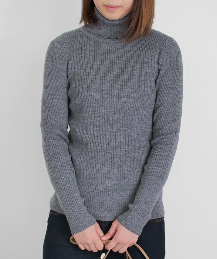 ウール100％メンズタートルネックプルオーバー | Milestone公式