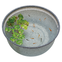 メダカ元気 メダカのための飼育鉢 みかげ 370 | ジェックス株式会社