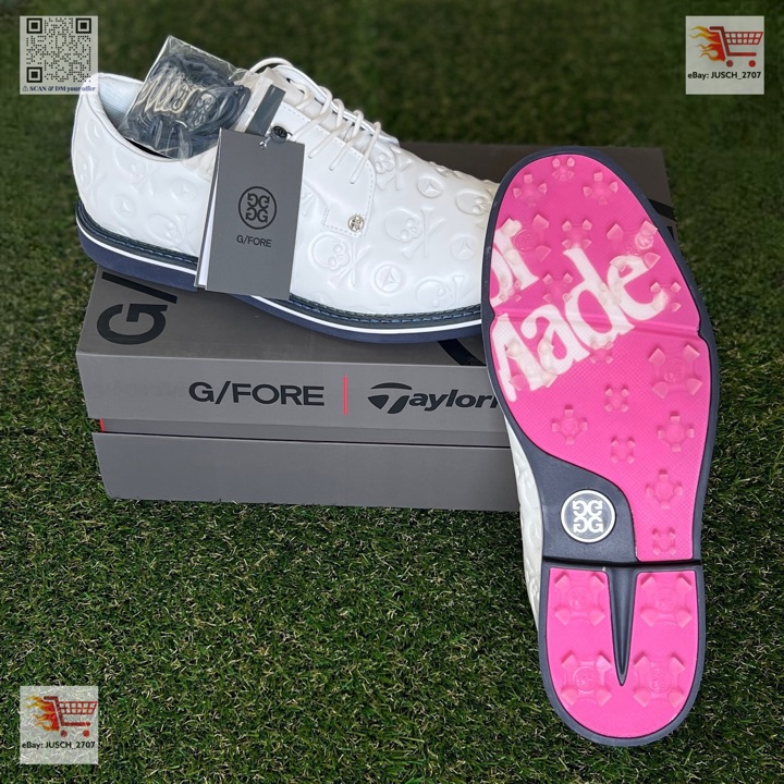 G/FORE x TAYLORMADE G4 Debossed Skull Gallivanter Golf Shoes