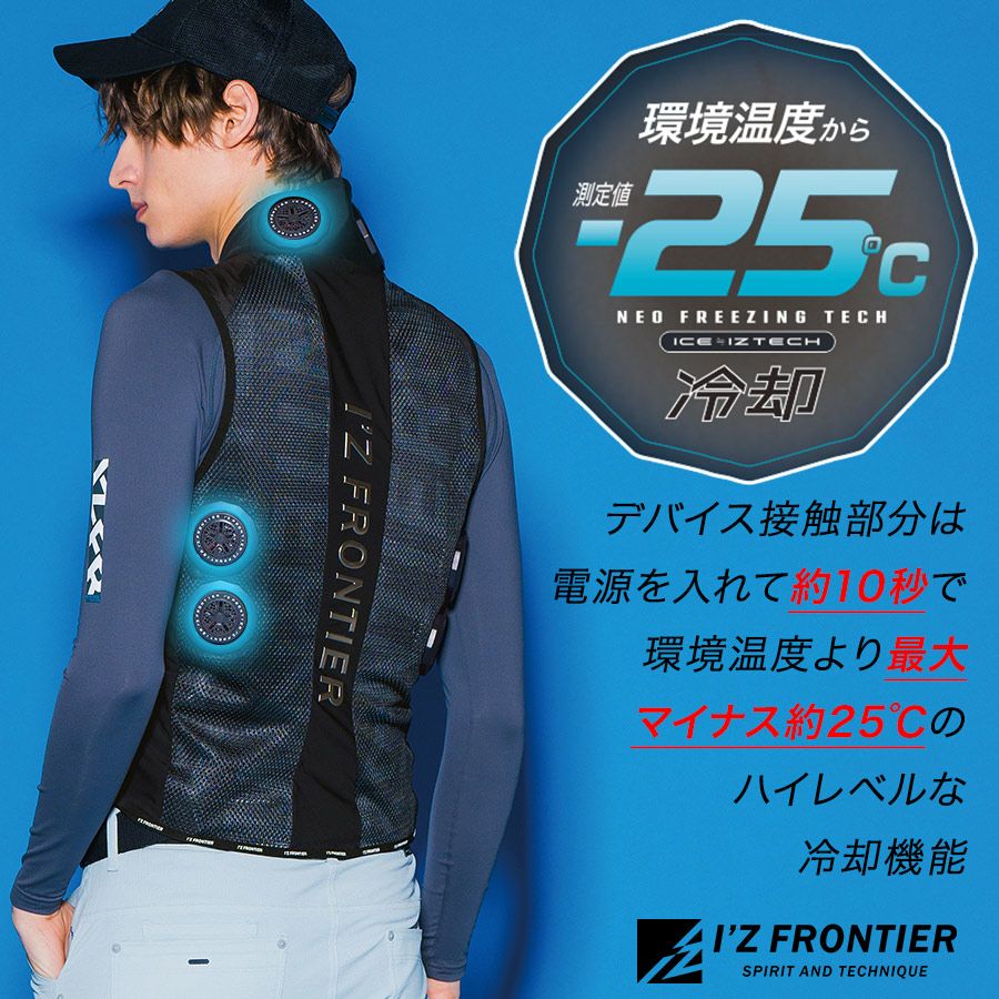 アイズフロンティア 冷却ペルチェ6個タイプ インナーベスト＆デバイス