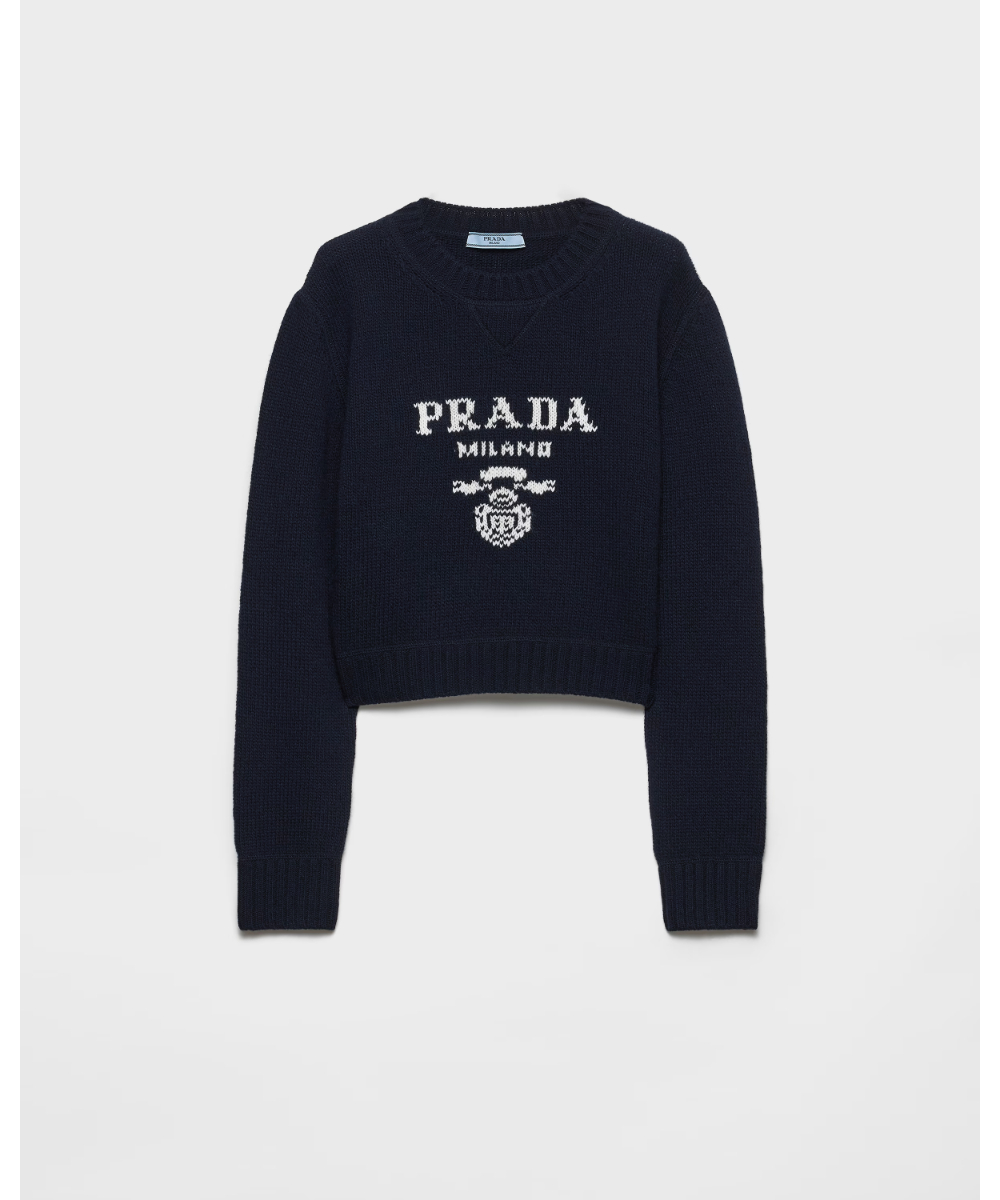 PRADA/プラダ_Women通販 | ウールxカシミヤ クルーネック セーター