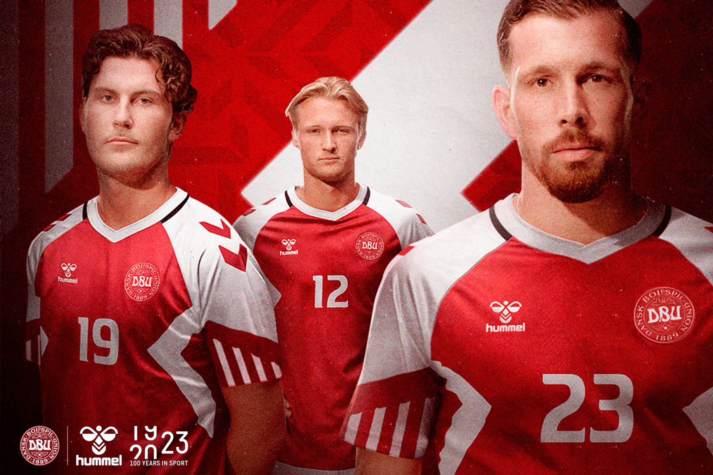 ヒュンメルがデンマーク代表の2023新ユニフォーム発表！ | 株式会社