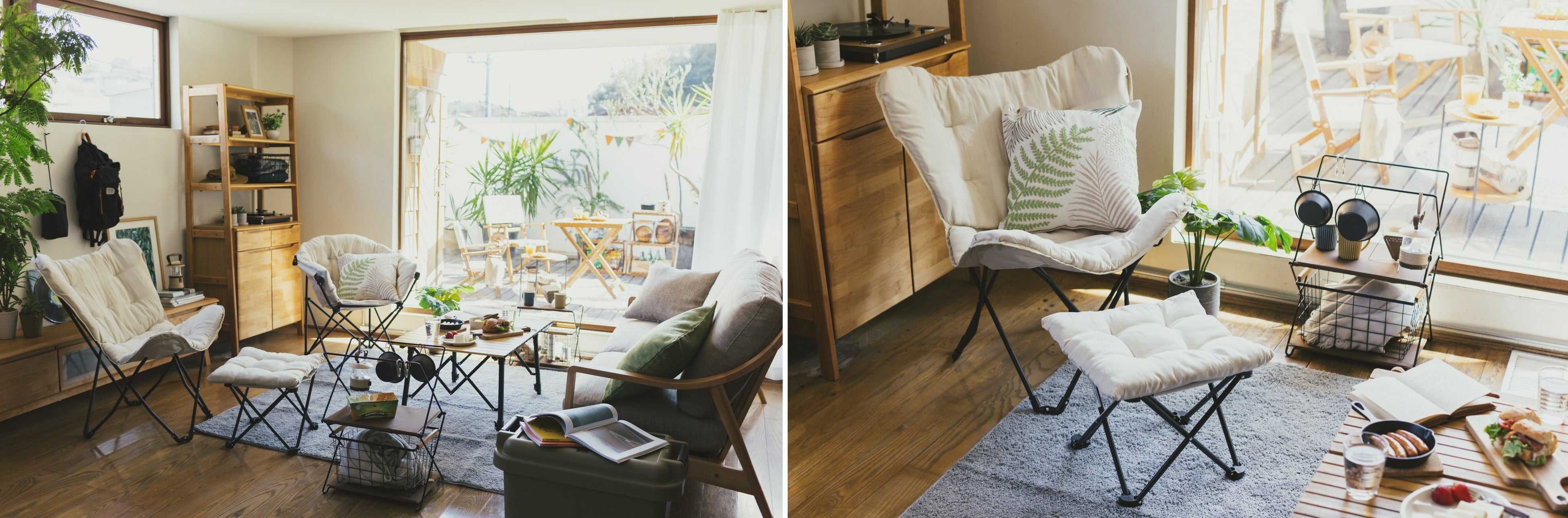 ニトリ】年間販売台数約10万台！⼤⼈気のバタフライチェアに「はっ