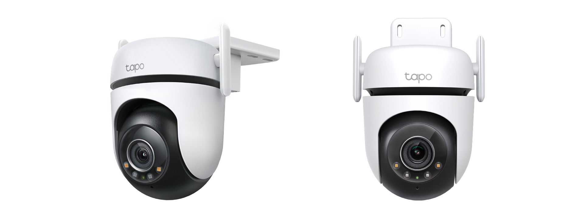 スターライトセンサー搭載》 屋外パンチルトセキュリティWi-Fiカメラ