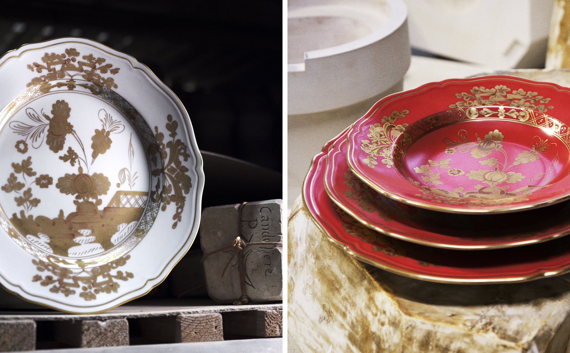 GINORI 1735 新作 ORIENTE ITALIANOよりGOLD COLLECTION 誕生