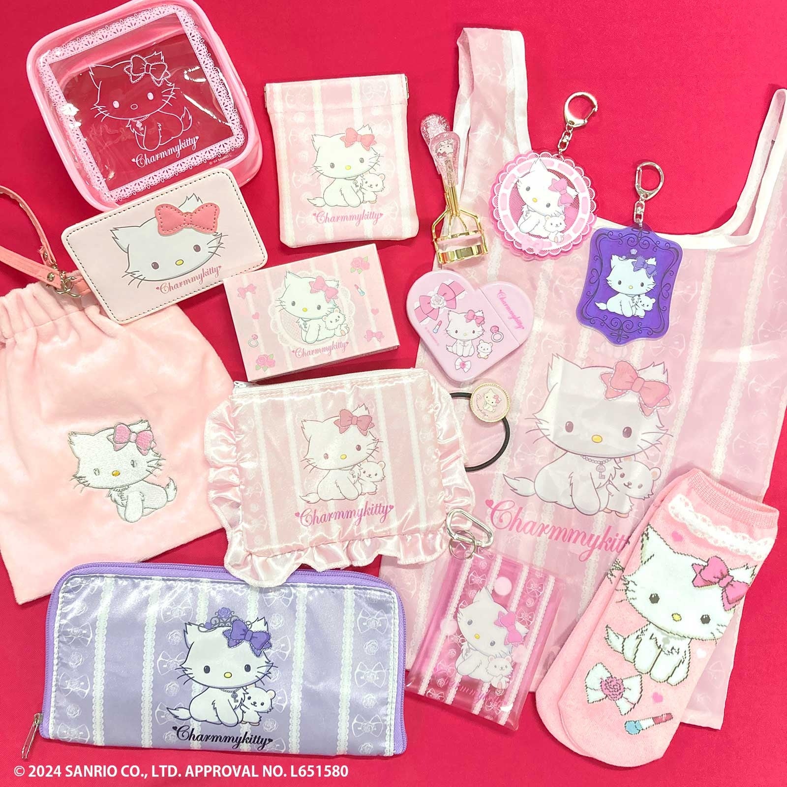 チャーミーキティ」の20周年を記念した平成レトロなコラボアイテムが