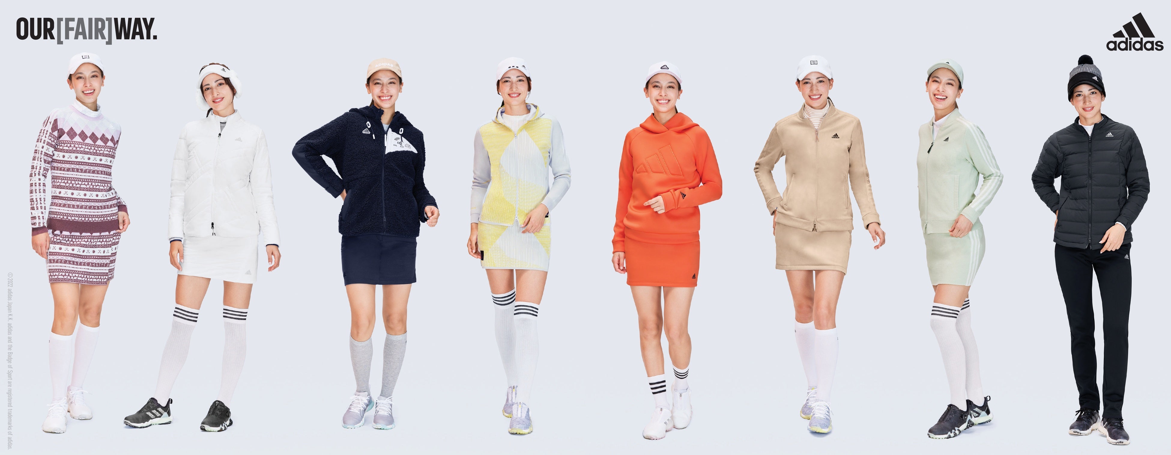 トレンドのセットアップが豊富にラインナップ あらゆる女性ゴルファー