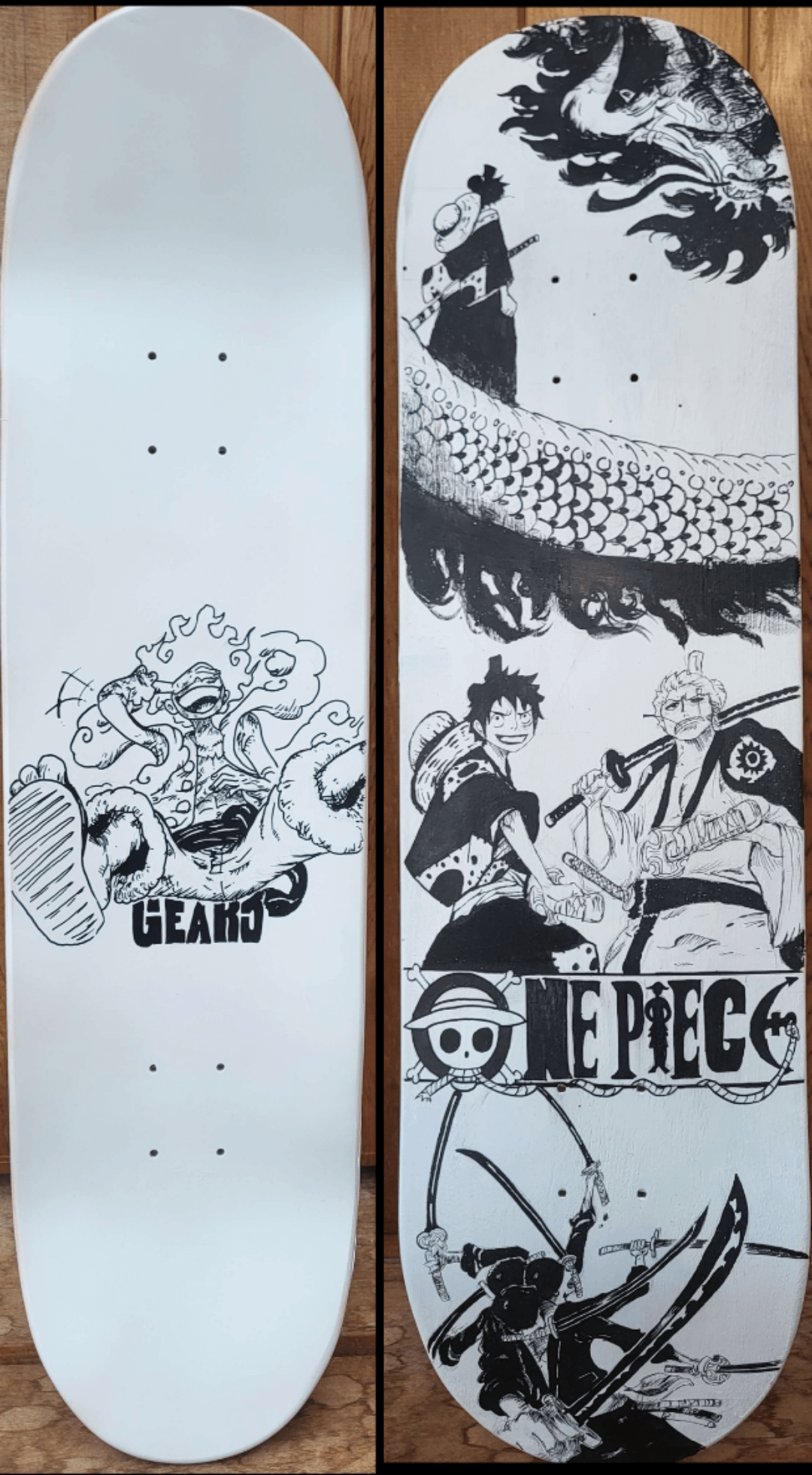 カスタムのワンピースのスケボー完成した！ : r/OnePiece