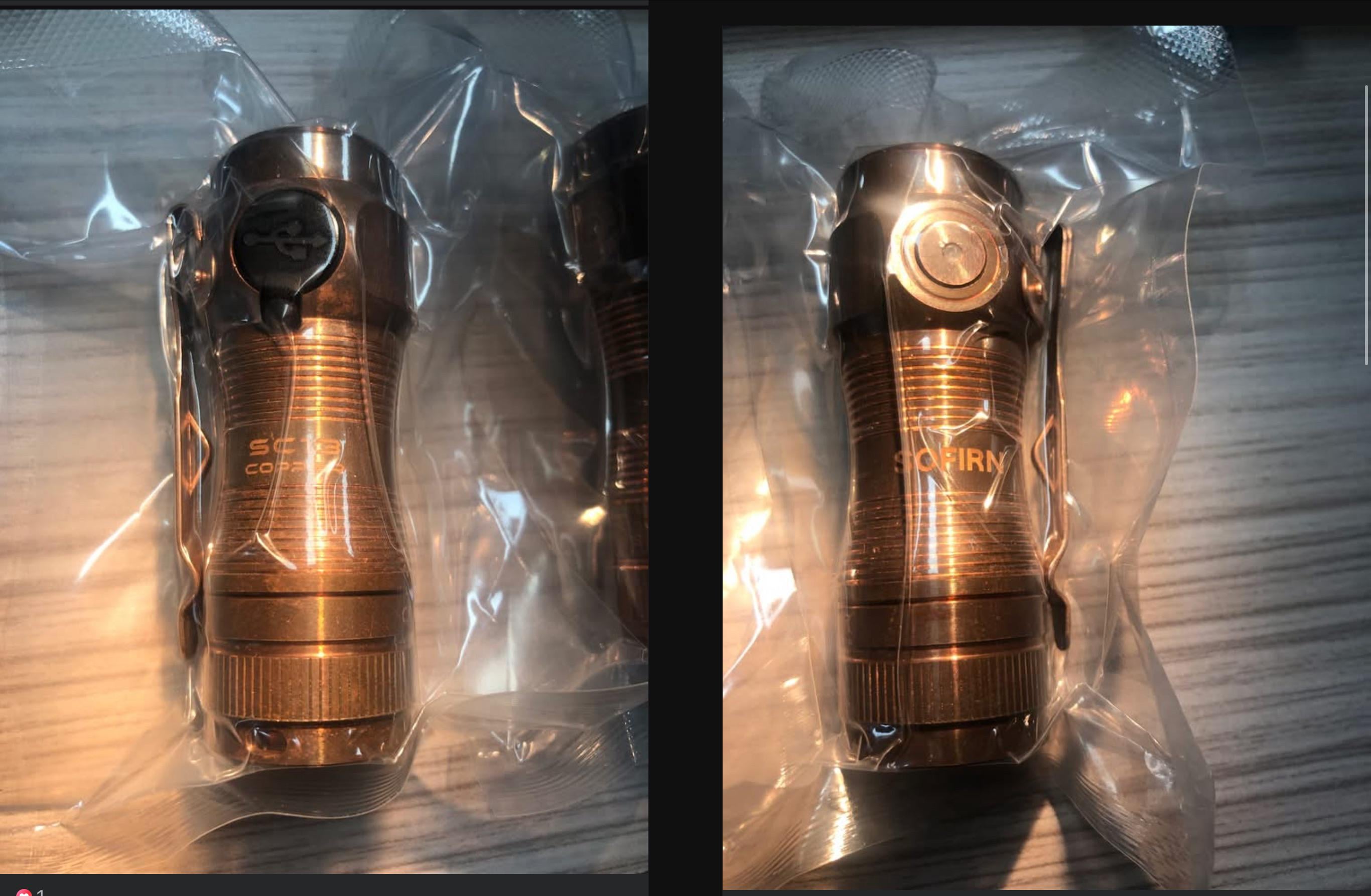 ライト・ランタン Sofirn SC13 Copper The latest Sofirn SC 13