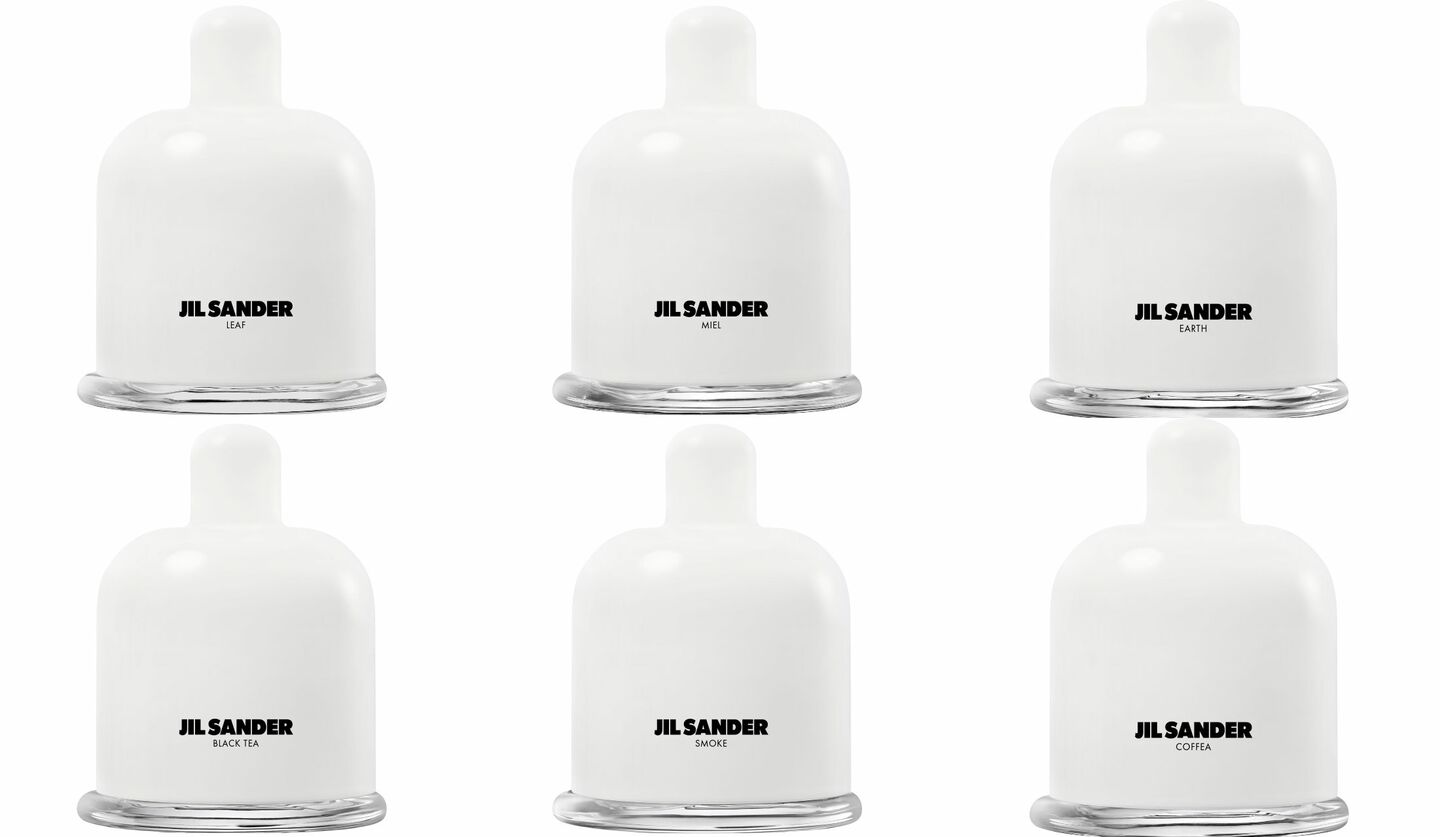 ジル サンダー初のフレグランスがデビュー｜ユニークなボトルと日常を