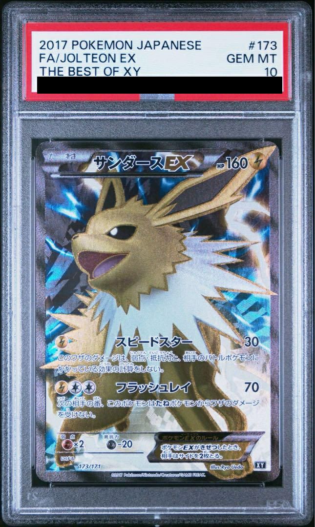 PSA10 サンダースEX SR the best of XY 173 2017 【公式通販】
