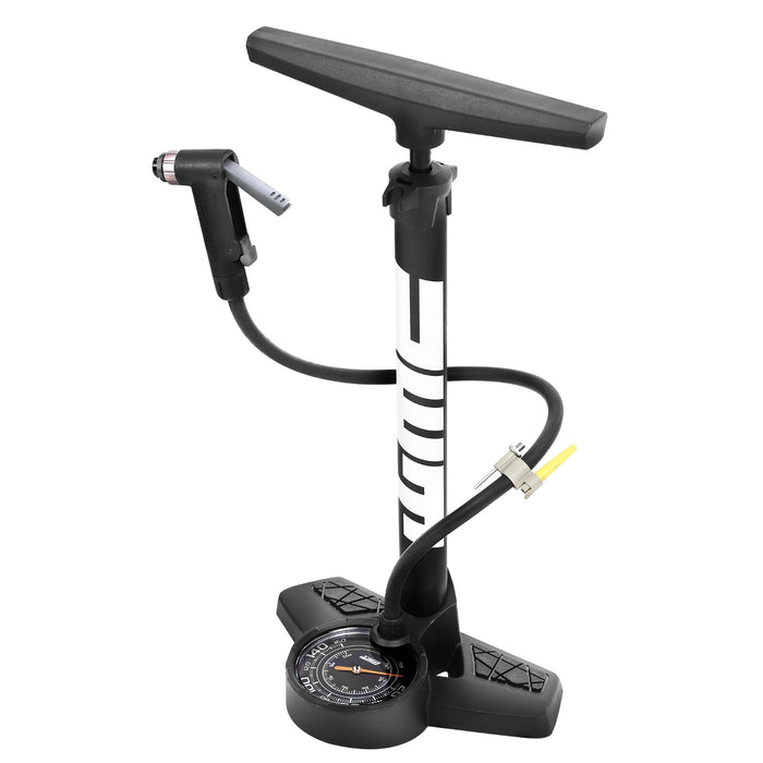 在庫処分セール】PWT 自転車 フロアポンプ 空気入れ 空気圧計付き