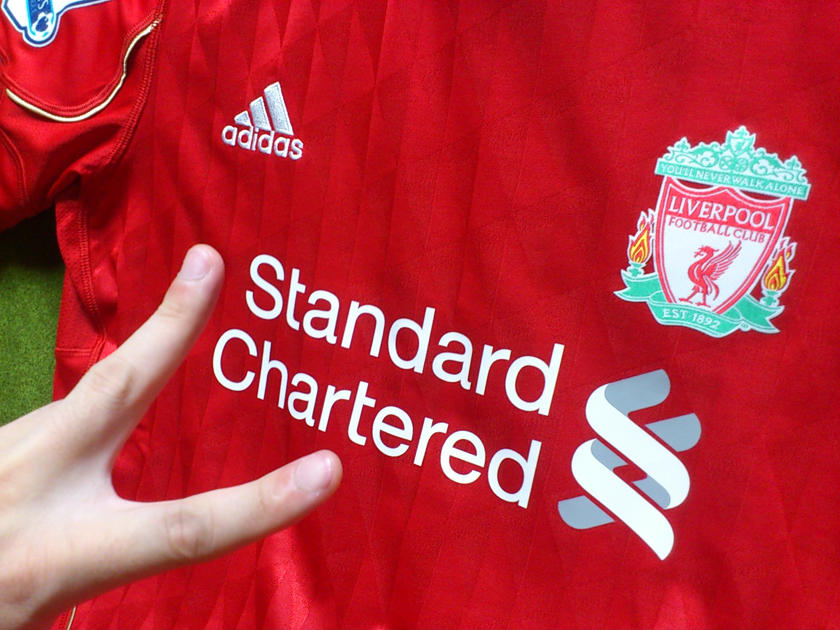 adidas リバプール 10/12 ユニフォーム ホーム 半袖 #8.ジェラード